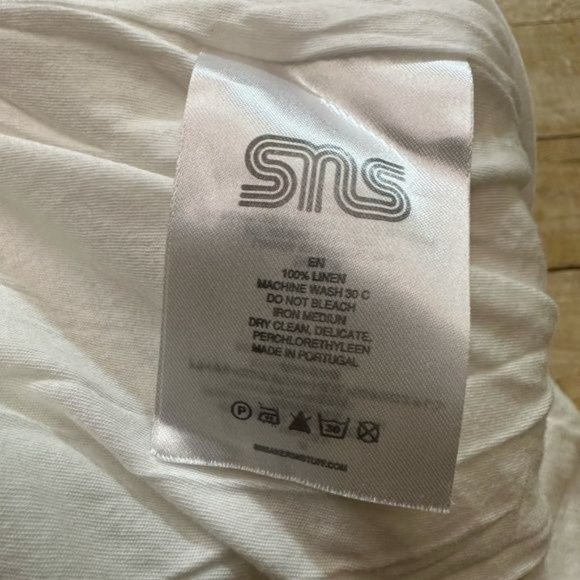 NWOT SNS Linen Shorts in Ecru - Picture 5 of 5